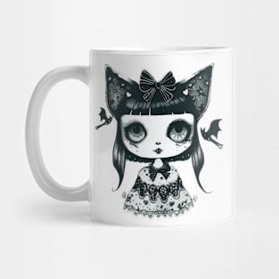 Gothic bat girl Mug